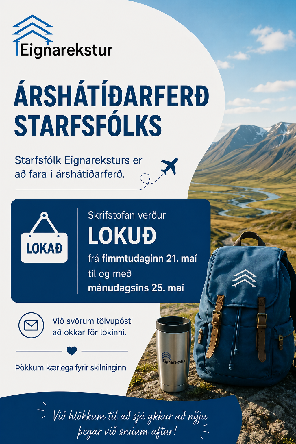 Árshátíðarferð Eignareksturs 2026